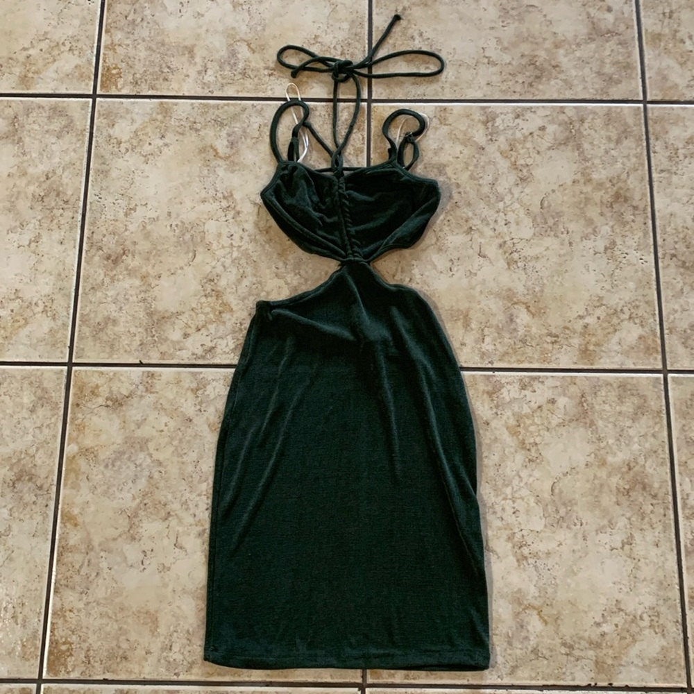 Princess Polly Green Mini Dress